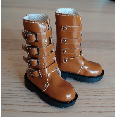 SHM062BRN MSD DOC bjd Obitsu 60cm Doll Shoes Buckle Boots Brown